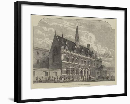 Merchant Taylors' New School Buildings, Charterhouse-null-Framed Giclee Print