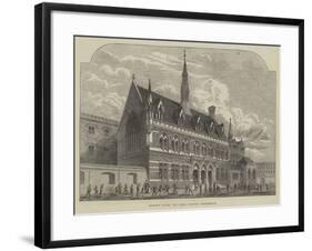 Merchant Taylors' New School Buildings, Charterhouse-null-Framed Giclee Print