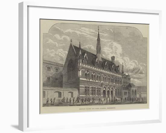 Merchant Taylors' New School Buildings, Charterhouse-null-Framed Giclee Print