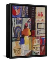 Merchant with Jugs, 1914-August Macke-Framed Stretched Canvas