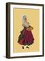 Merchant Woman from Galettos Du Gresivaudan-Elizabeth Whitney Moffat-Framed Art Print