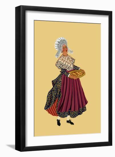 Merchant Woman from Galettos Du Gresivaudan-Elizabeth Whitney Moffat-Framed Art Print