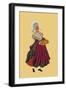 Merchant Woman from Galettos Du Gresivaudan-Elizabeth Whitney Moffat-Framed Art Print