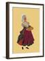 Merchant Woman from Galettos Du Gresivaudan-Elizabeth Whitney Moffat-Framed Art Print