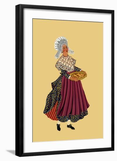 Merchant Woman from Galettos Du Gresivaudan-Elizabeth Whitney Moffat-Framed Art Print