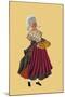 Merchant Woman from Galettos Du Gresivaudan-Elizabeth Whitney Moffat-Mounted Art Print
