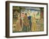 Merchant Women-Boris Kustodiyev-Framed Giclee Print