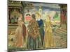 Merchant Women-Boris Kustodiyev-Mounted Giclee Print