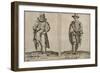 Merchants and Craftmens' Clothing, Taken from Outfits of Venicen Men and Women-Giacomo Franco-Framed Giclee Print