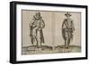 Merchants and Craftmens' Clothing, Taken from Outfits of Venicen Men and Women-Giacomo Franco-Framed Giclee Print