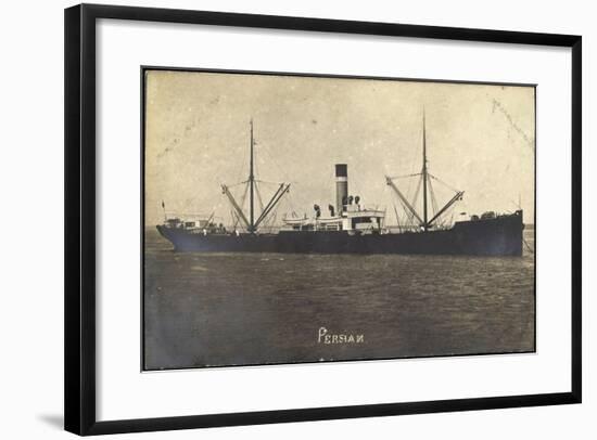 Merchants and Miners Line, Steamer Persian-null-Framed Giclee Print