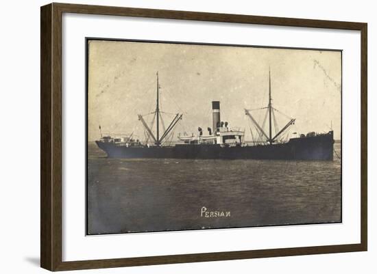 Merchants and Miners Line, Steamer Persian-null-Framed Giclee Print