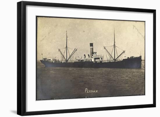 Merchants and Miners Line, Steamer Persian-null-Framed Giclee Print