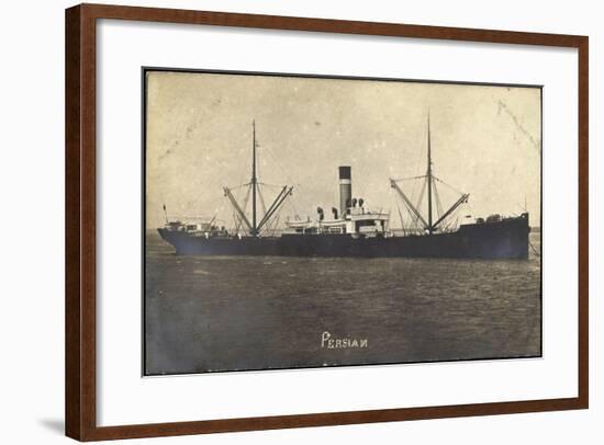 Merchants and Miners Line, Steamer Persian-null-Framed Giclee Print