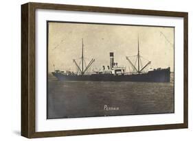 Merchants and Miners Line, Steamer Persian-null-Framed Giclee Print