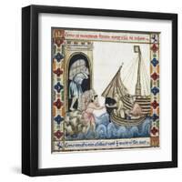 Merchants Carrying Goods at the Port of Dover-null-Framed Art Print