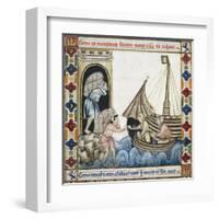 Merchants Carrying Goods at the Port of Dover-null-Framed Art Print