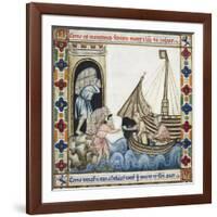 Merchants Carrying Goods at the Port of Dover-null-Framed Art Print