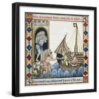 Merchants Carrying Goods at the Port of Dover-null-Framed Art Print