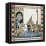Merchants Carrying Goods at the Port of Dover-null-Framed Stretched Canvas