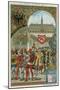 Merchants of the Hanseatic League Making their Way the Exchange in Solemn Procession-null-Mounted Giclee Print