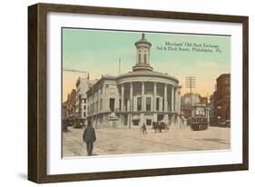 Merchants Old Stock Exchange, Philadelphia, Pennsylvania-null-Framed Art Print