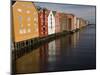 Merchants Premises Along the Nidelva, Trondheim, Norway, Scandinavia, Europe-James Emmerson-Mounted Photographic Print