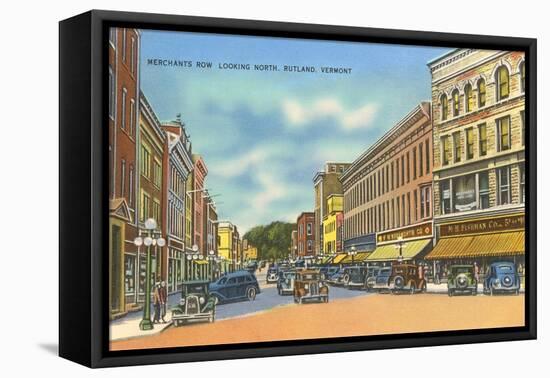 Merchants Row, Rutland-null-Framed Stretched Canvas