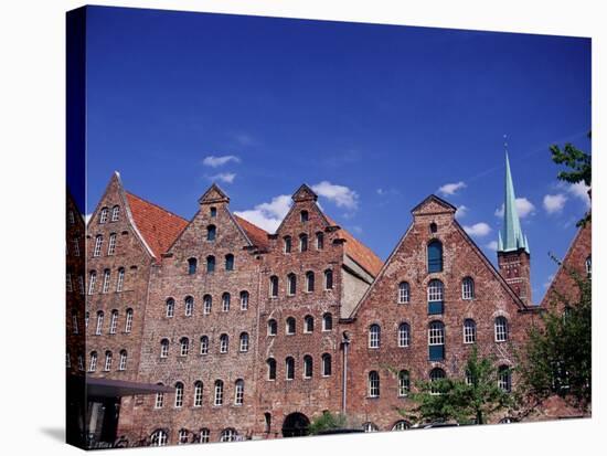 Merchants' Warehouses, Lubeck, Germany-James Emmerson-Stretched Canvas