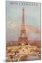 Merci Beaucoup, Eiffel Tower-null-Mounted Art Print