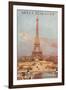 Merci Beaucoup, Eiffel Tower-null-Framed Art Print