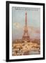 Merci Beaucoup, Eiffel Tower-null-Framed Art Print