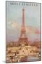 Merci Beaucoup, Eiffel Tower-null-Mounted Art Print