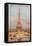 Merci Beaucoup, Eiffel Tower-null-Framed Stretched Canvas