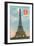 Merci, Eiffel Tower-null-Framed Art Print