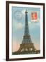 Merci, Eiffel Tower-null-Framed Art Print