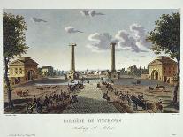 View of the Barriere De Vincennes Tollgate-Mercier and Courvoisier-Laminated Giclee Print
