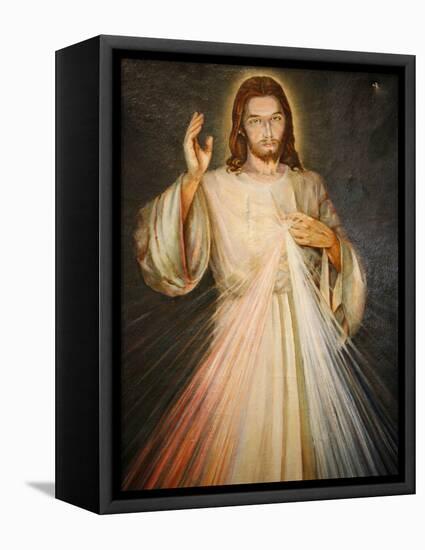 Merciful Christ, Paris, France, Europe-Godong-Framed Stretched Canvas
