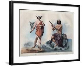 Mercurius and Neptune-Stefano Bianchetti-Framed Giclee Print