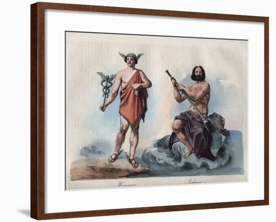 Mercurius and Neptune-Stefano Bianchetti-Framed Giclee Print