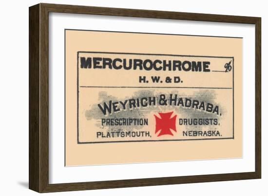 Mercurochrome-null-Framed Art Print