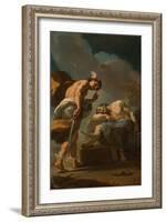 Mercury About to Behead Argus, c.1770-1775-Ubaldo Gandolfi-Framed Giclee Print