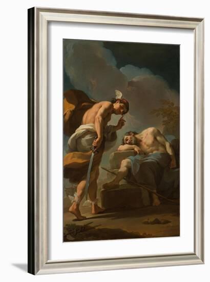 Mercury About to Behead Argus, c.1770-1775-Ubaldo Gandolfi-Framed Giclee Print