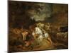 Mercury and Argos-Jean-Honoré Fragonard-Mounted Giclee Print