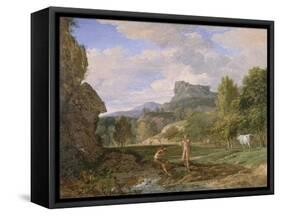 Mercury and Argus, 1793-Pierre Henri de Valenciennes-Framed Stretched Canvas