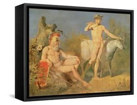 Mercury and Argus, 1862-Nikolai Efimovich Efimov-Framed Stretched Canvas