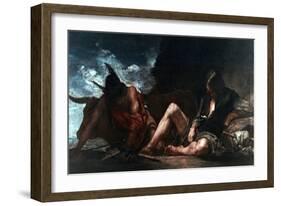 Mercury and Argus, C1659-Diego Velazquez-Framed Giclee Print