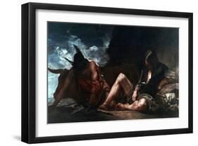 Mercury and Argus, C1659-Diego Velazquez-Framed Giclee Print