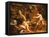 Mercury and Argus-Abraham Bloemaert-Framed Stretched Canvas