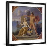 Mercury and Glory, July 8, 1845-Anders Borch-Framed Giclee Print